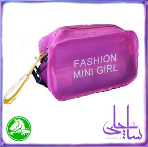 کیف آرایشی طلقی MINI GIRL صورتی